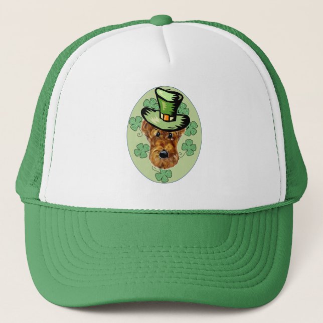 GORRA DE CAMIONERO TERRIER AIREDALE (Anverso)