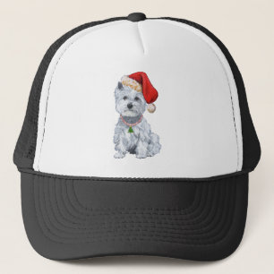 Gorra De Camionero Terrier Blanco de las Tierras Altas del Oeste Sant
