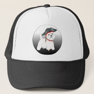 Gorra De Camionero Terrier Blanco de West Highland Pirata
