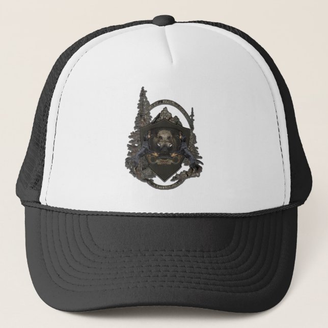 Gorra De Camionero Terrier de caza alemán (Jagdterrier) (Anverso)
