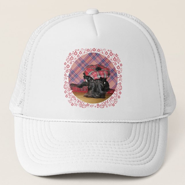 Gorra De Camionero Terrier escocés en un Tam-o-Shanter (Anverso)