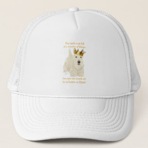 Gorra De Camionero Terrier escocés trigueño rey