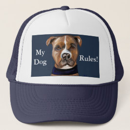 GORRA DE CAMIONERO TERRIER STAFFORDSHIRE AMERICANO