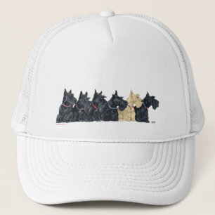Gorra De Camionero Territorios escoceses negros y triturados
