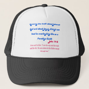 Gorra De Camionero Testigo de Jehová John14-6