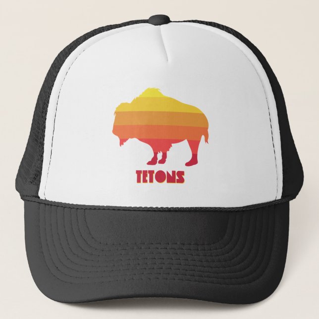 Gorra De Camionero Tetons Bison (Anverso)