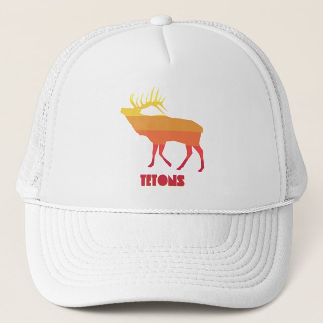 Gorra De Camionero Tetons Elk (Anverso)