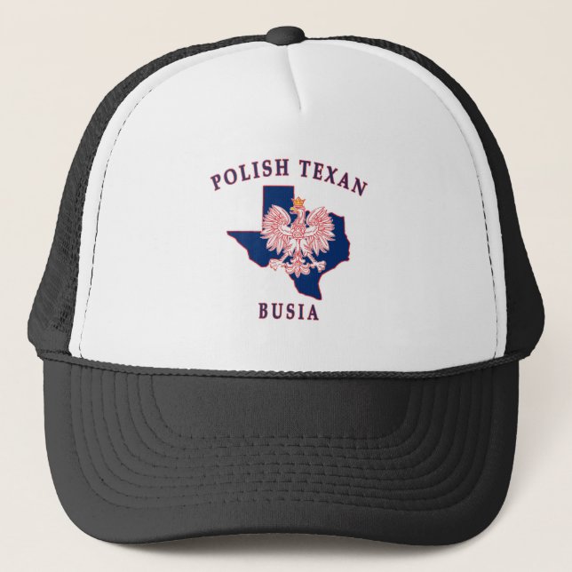 Gorra De Camionero Texan Busia polaco (Anverso)