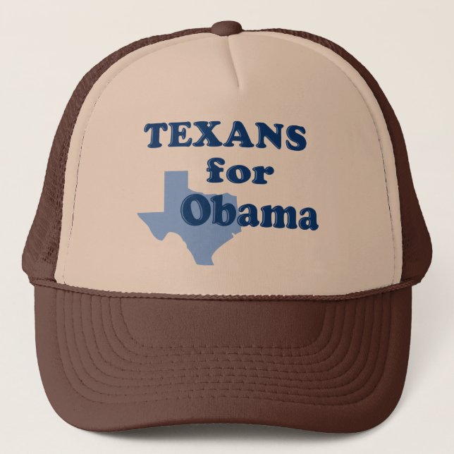 Gorra De Camionero Texans para Obama (Anverso)