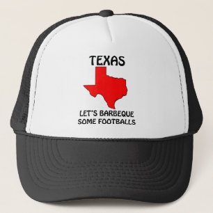 Gorra De Camionero Texas - Asamos algunas pelotas de fútbol