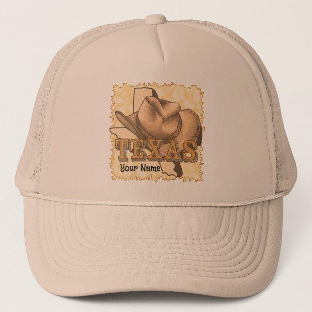 Gorra De Camionero Texas Cowboy (Anverso)