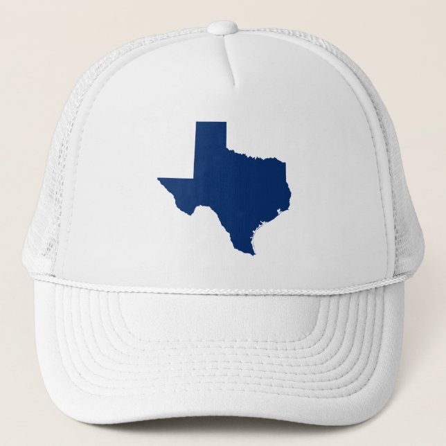 Gorra De Camionero Texas en azul (Anverso)