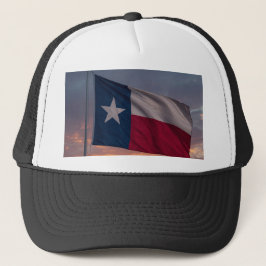 Gorra De Camionero Texas Flag Sunset Cap - Patriotic Hat