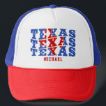 Gorra De Camionero Texas Patriotic State Love Estados Unidos Nombre p<br><div class="desc">Texas Patriotic State Love Estados Unidos Custom Name Trucker Hat</div>