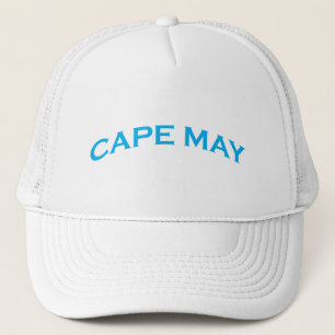 Gorra De Camionero Texto de arco de Cape May (NJ)