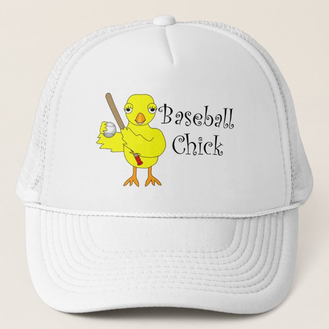 Gorra De Camionero Texto de clave de béisbol (Anverso)