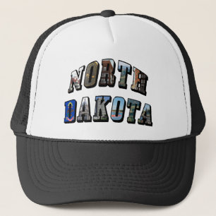 Gorra De Camionero Texto de imagen de Dakota del Norte