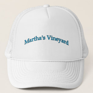 Gorra De Camionero Texto del arco del Martha's Vineyard