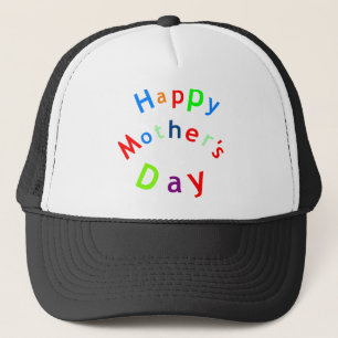 Gorra De Camionero Texto del Día de la Madre Feliz