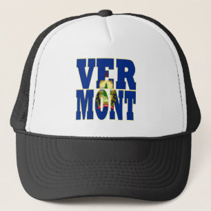 Gorra De Camionero Texto del indicador de estado Vermont