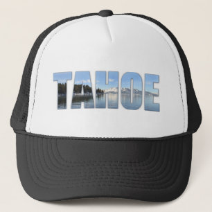 Gorra De Camionero Texto del lago Tahoe