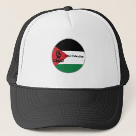 Gorra De Camionero Texto en árabe palestino libre