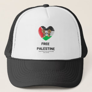 Gorra De Camionero Texto libre de Palestina