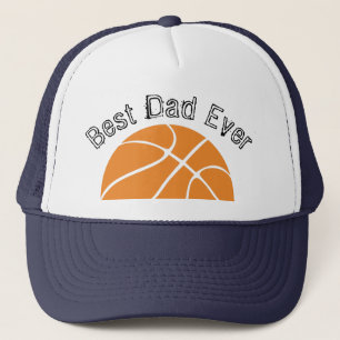 Gorra De Camionero Texto molesto del básquetbol del mejor papá