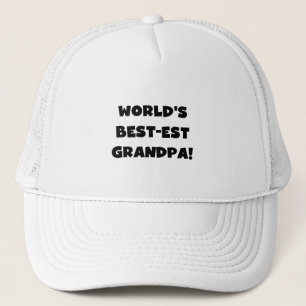 Gorra De Camionero Texto negro o blanco del abuelo del Mejor-est del 