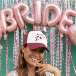 Gorra De Camionero Texto personalizado de la novia