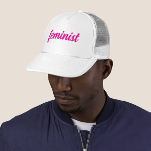Gorra De Camionero texto rosa feminista