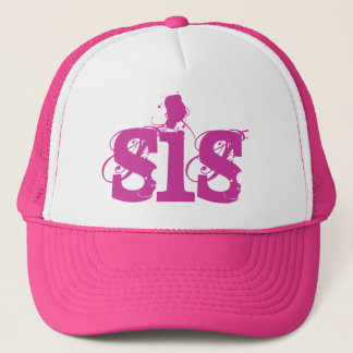 Gorra De Camionero Texto ROSADO SIS del Grunge
