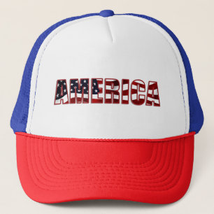Gorra De Camionero Texto simple América