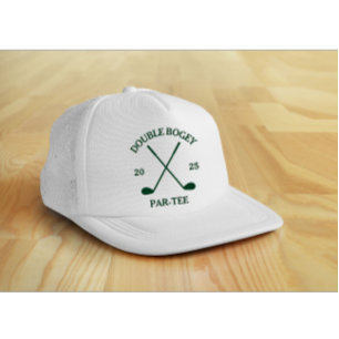 Gorra De Camionero Texto verde divertido personalizado moderno para a