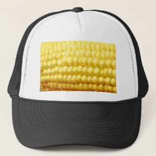Gorra De Camionero Textura amarilla del maíz en la mazorca