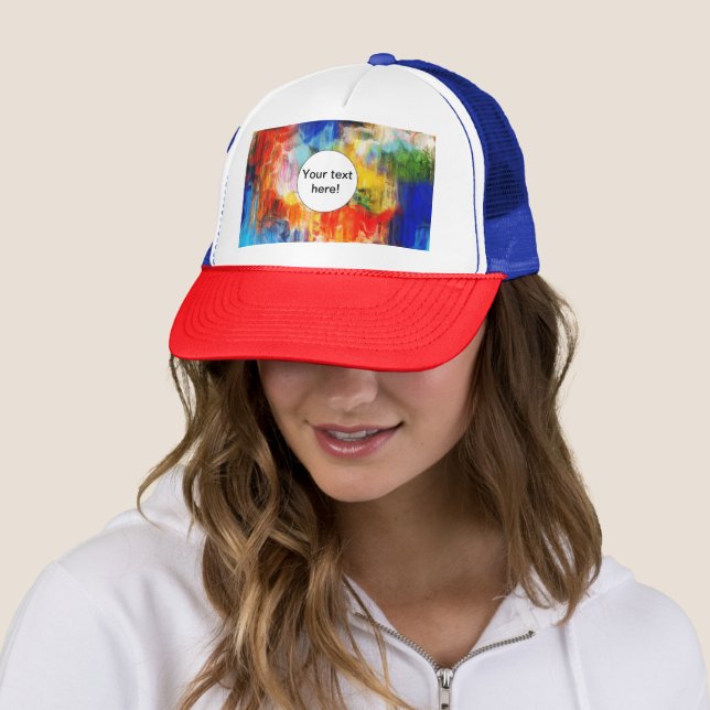 Gorra De Camionero Textura colorida (In situ)