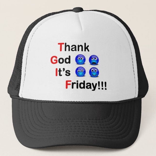 GORRA DE CAMIONERO TGIF (Anverso)