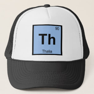 Gorra De Camionero Th - Thalia Gracias Tabla Periódica de Química Sím