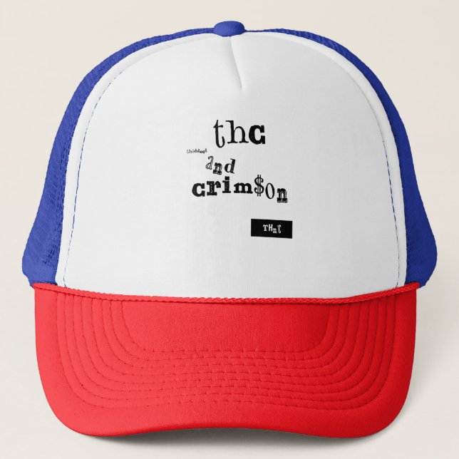 Gorra De Camionero thaddeus & crimson (Anverso)
