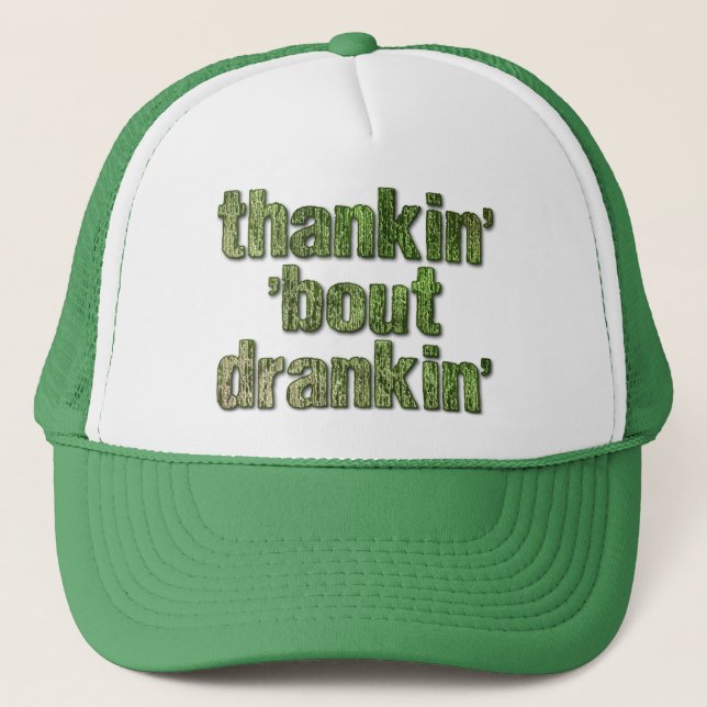 Gorra De Camionero Thankin bout Drankin (Anverso)