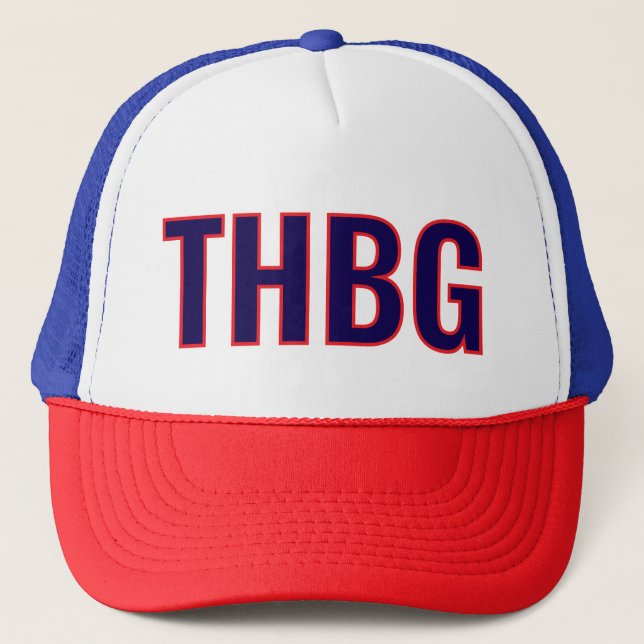 GORRA DE CAMIONERO THBG RED WHITE BLUE (Anverso)