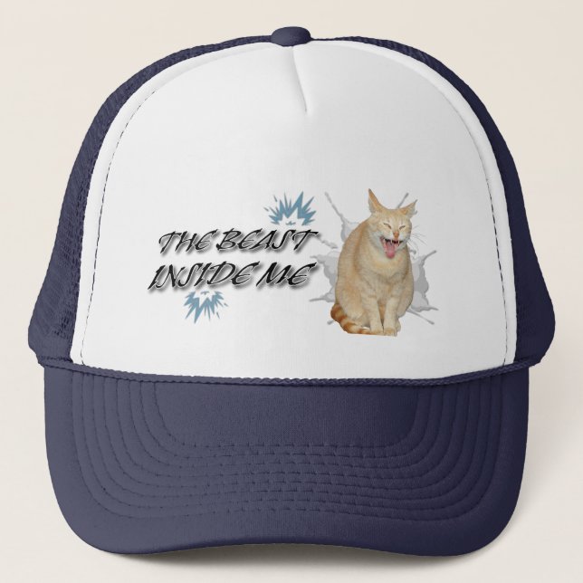 Gorra De Camionero The Beast Inside Me (Anverso)