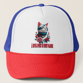 Gorra De Camionero The Eyes of a Noble Feline