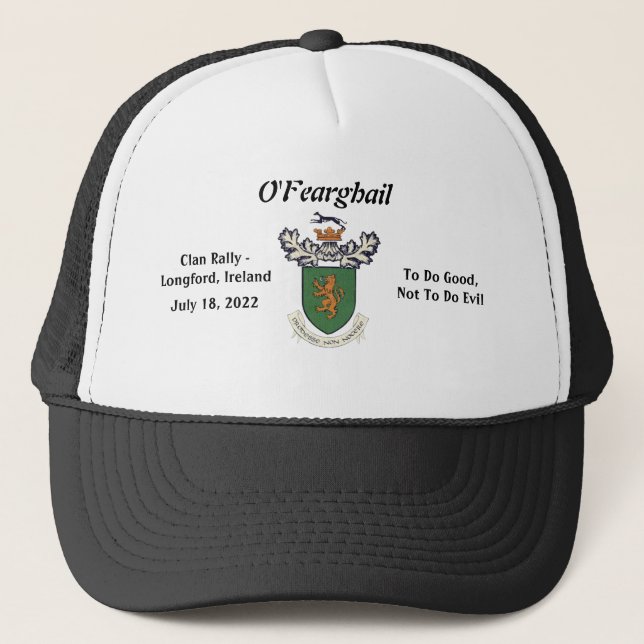 Gorra De Camionero The Farrell Clan of Ireland 2022 RallyTrucker Hat (Anverso)