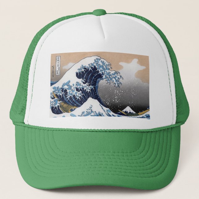 Gorra De Camionero “The Great Wave off Kanagawa” (Anverso)