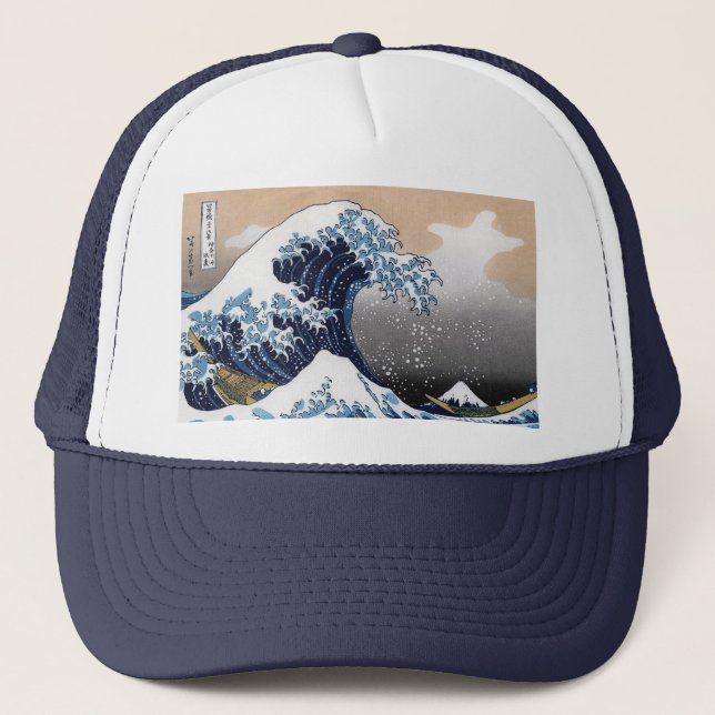 Gorra De Camionero “The Great Wave off Kanagawa” (Anverso)