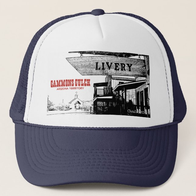 Gorra De Camionero The Livery Western Arizona Town (Anverso)
