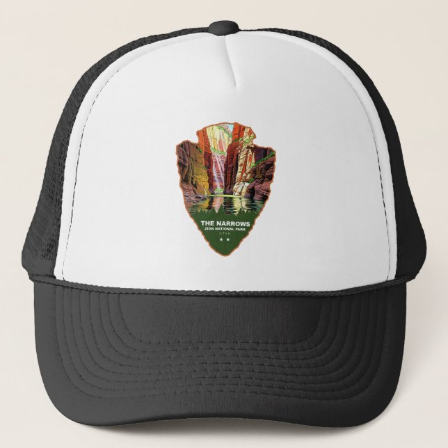 Gorra De Camionero The Narrows Zion National Park Arrowhead (Anverso)