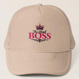 Gorra De Camionero The Real Boss Women’s Stylish Trucker Hat, 