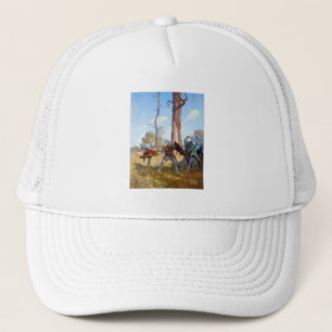 Gorra De Camionero The Slay of Sir Lamorak, c. 1922, por N.C. Wyeth